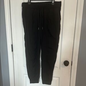 Lululemon Athletica Black Track Pants with Tapered Leg